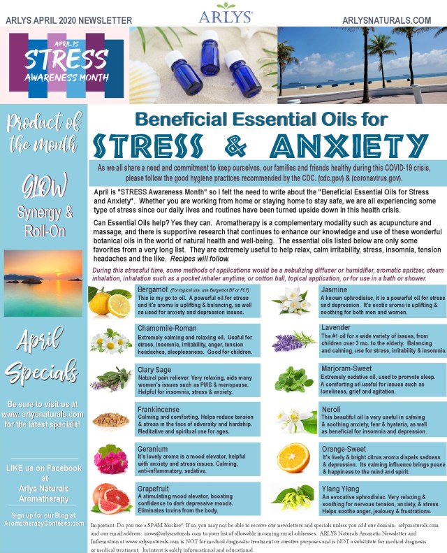 April 2020 Newsletter-Stress Anxiety2