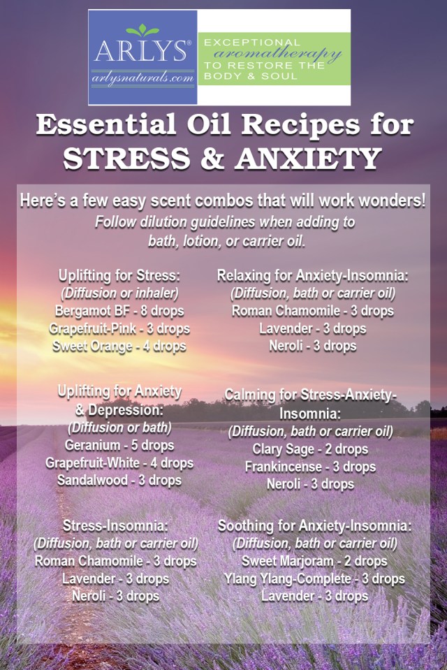 Essential Oil Recipes for Stress &amp; Anxiety